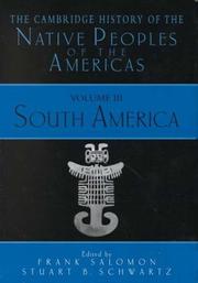 Cover of: Cambridge History of the Native Peoples of the Americas: Volume III by 