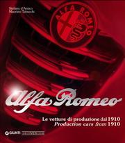 Cover of: Alfa Romeo Production Cars from 1910 | Maurizio Tabucchi