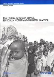 Cover of: Trafficking In Human Beings, Especially Women And Children, In Africa