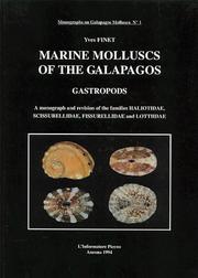 Marine Molluscs of the Galapagos by Yves Finet