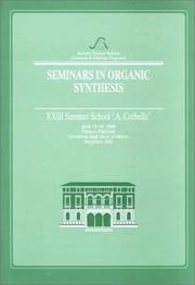 Seminars in organic synthesis by Summer School "A. Corbella" (23rd 1998 Università di Milano), C. Trombini, F. Cozzi, F. D. Furia