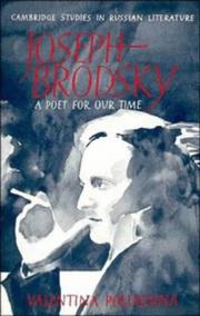 Cover of: Joseph Brodsky: a poet for our time