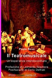 Cover of: Il Teatromusicale by Paolo Bove