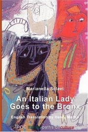 Cover of: An Italian Lady Goes to the Bronx by Marianella Sclavi