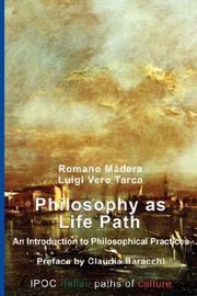 Philosophy as life path by Romano Màdera, Luigi, Vero Tarca