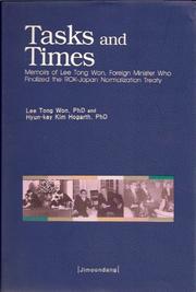 Cover of: Tasks and Times by Tong Won Lee, Hyun-key Kim Hogarth