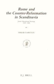 Rome and the Counter-Reformation in Scandinavia by Oskar Garstein