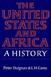 Cover of: The United States and Africa: A History