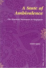 Cover of: A State of Ambivalence: The Feminist Movement in Singapore (Social Sciences in Asia)