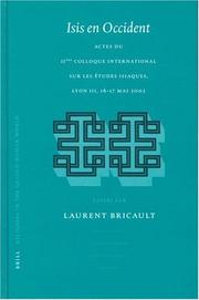Cover of: Isis En Occident: Actes Du Iieme Colloque International Sur Les Etudes Isiaques, Lyon III 16-17 Mai 2002 (Religions in the Graeco-Roman World)