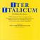 Cover of: Iter Italicum: a Finding List of Uncatalogued or Incompletely Catalogued Humanistic Mss Cd-rom