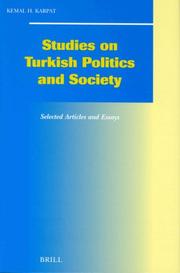 Cover of: Studies on Turkish Politics and Society: Selected Articles and Essays (Social, Economic and Political Studies of the Middle East and Asia)