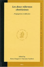 Cover of: Les Deux Reformes Chretiennes: Propagation et Diffusion (Studies in the History of Christian Thought) (Studies in the History of Christian Thought)