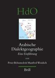 Cover of: Arabische Dialektgeographie: Eine Einfuhrung (Handbook of Oriental Studies/Handbuch Der Orientalistik) (Handbook of Oriental Studies/Handbuch Der Orientalistik)