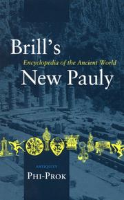 Cover of: Brill's New Pauly: Antiquity: Phi-Prok (Brill's New Pauly)