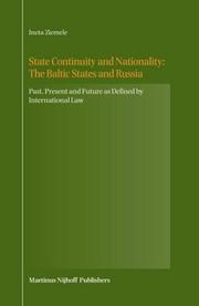 State continuity and nationality by Ineta Ziemele