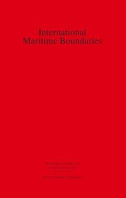 Cover of: International Maritime Boundaries by Jonathan I. Charney
