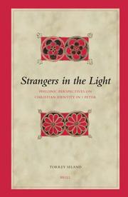 Cover of: Strangers in the Light: Philonic Perspectives on Christian Identity in 1 Peter (Biblical Interpretation Series) (Biblical Interpretation Series)