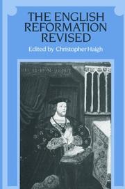 Cover of: The English Reformation revised | 