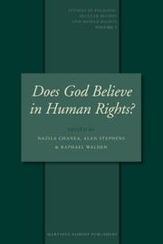 Cover of: Does God Believe in Human Rights? (Studies in Religion, Secular Beliefs and Human Rights)