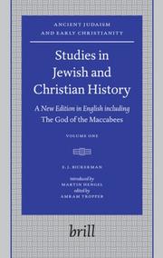 Cover of: Studies in Jewish and Christian History (Ancient Judaism and Early Christianity)