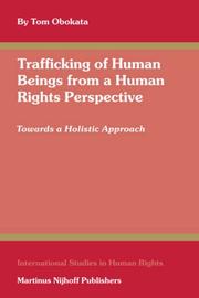 Cover of: Trafficking of Human Beings from a Human Rights Perspective (International Studies in Human Rights)