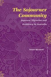 Cover of: The Sojourner Community (Social Sciences in Asia)