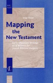 Cover of: Mapping the New Testament (Jewish and Christian Perspectives Series)