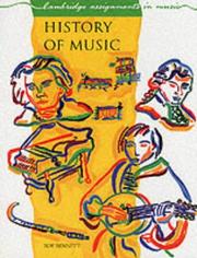 Cover of: History of Music by Roy Bennett