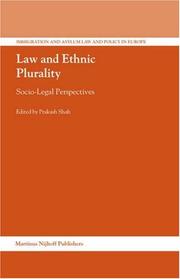 Cover of: Law and Ethnic Plurality (Immigration and Asylum Law and Policy in Europe) by Prakash Shah