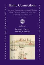 Cover of: Baltic Connections (The Northern World) by 