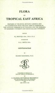 Cover of: Flora of Tropical East Africa - Gentianaceae (2002) (Flora of Tropical East Africa) | 