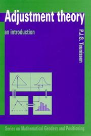 Cover of: Adjustment Theory: An Introduction (Mathematical Geodesy and Positioning)
