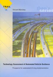 Cover of: Technology Assessment of Automated Vehicle Guidance by Vincent Marchau