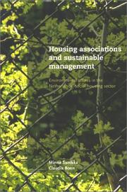 Cover of: Housing Associations & Sustainable Management: Environmental Efforts in the Netherlands' Social Housing Sector