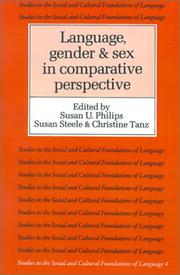 Cover of: Language, gender, and sex in comparative perspective | 