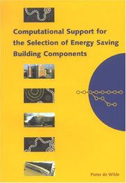 Cover of: Computational Support For The Selection Of Energy Saving Building Components