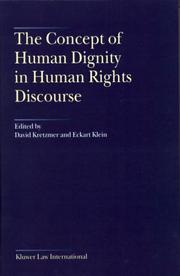 Cover of: Concept of Human Dignity in Human Rights Discourse
