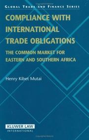 Compliance with International Trade Obligations by Henry Kibet Mutai