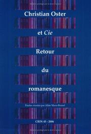 Cover of: Christian Oster et cie (CRIN)