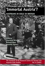 Cover of: 'Immortal Austria'?: Austrians in Exile in Britain (Yearbook of the Research Centre for German and Austrian Exile Studies 8) (Yearbook of the Research Centre for German and Austrian Exil)