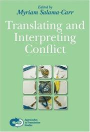 Cover of: Translating and Interpreting Conflict. (Approaches to Translation Studies 28) (Approaches to Translation Studies)