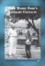 Cover of: Ford Madox Ford's Literary Contacts. (IFMFS 6) (International Ford Maddox Ford Studies)