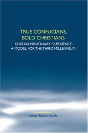 True Confucians, bold Christians by Antton, Egiguren Iraola