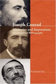 Cover of: Joseph Conrad (Conrad Studies) by Ray Man