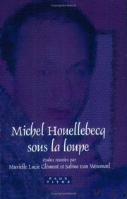 Cover of: Michel Houellebecq sous la loupe. (Faux Titre 304) (Faux Titre) by Murielle Lucie Clément, Sabine van Wesemael