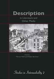 Cover of: Description; in Literature and Other Media (Studies in Intermediality)