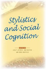 Cover of: Stylistics and Social Cognition. (PALA Papers)