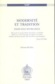Cover of: Modernite et Traditions: Essais Sur L'entre-Deux (Accent)