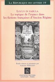 Cover of: Locus In Fabula by Nathalie Ferrand, France) Colloque international de la SATOR (15th : 2001 : Paris
